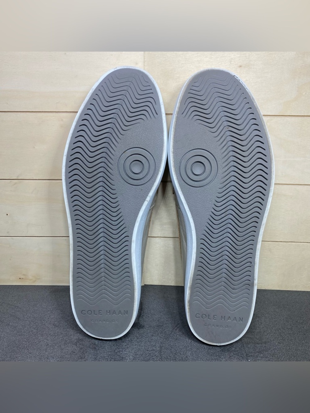 Cole Haan Nantucket Slip-On Loafers Women's Size 7.5 Shoes B Beige Leather - Picture 9 of 11